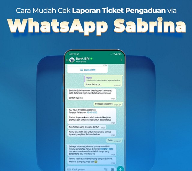 Pengaduan Bank BRI Online